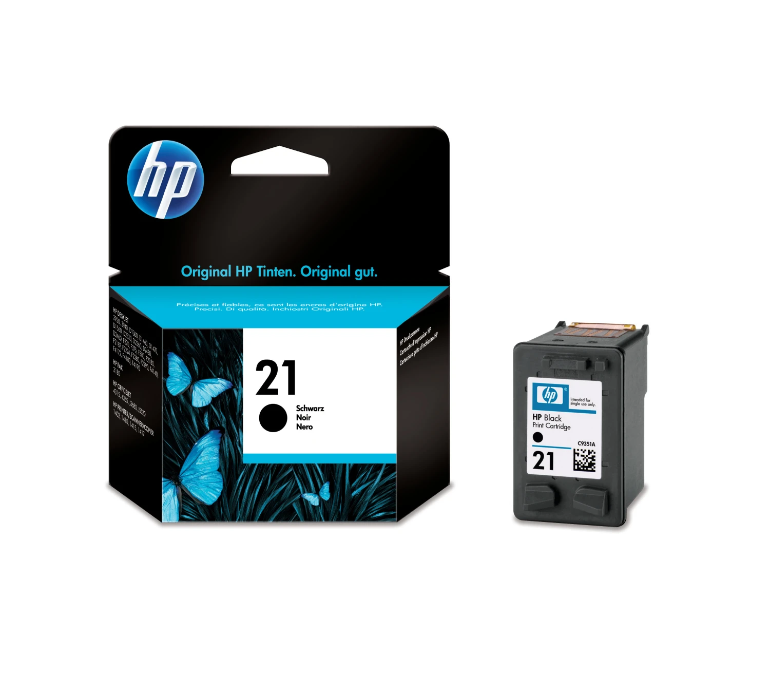HP Tintenpatrone 21 schwarz