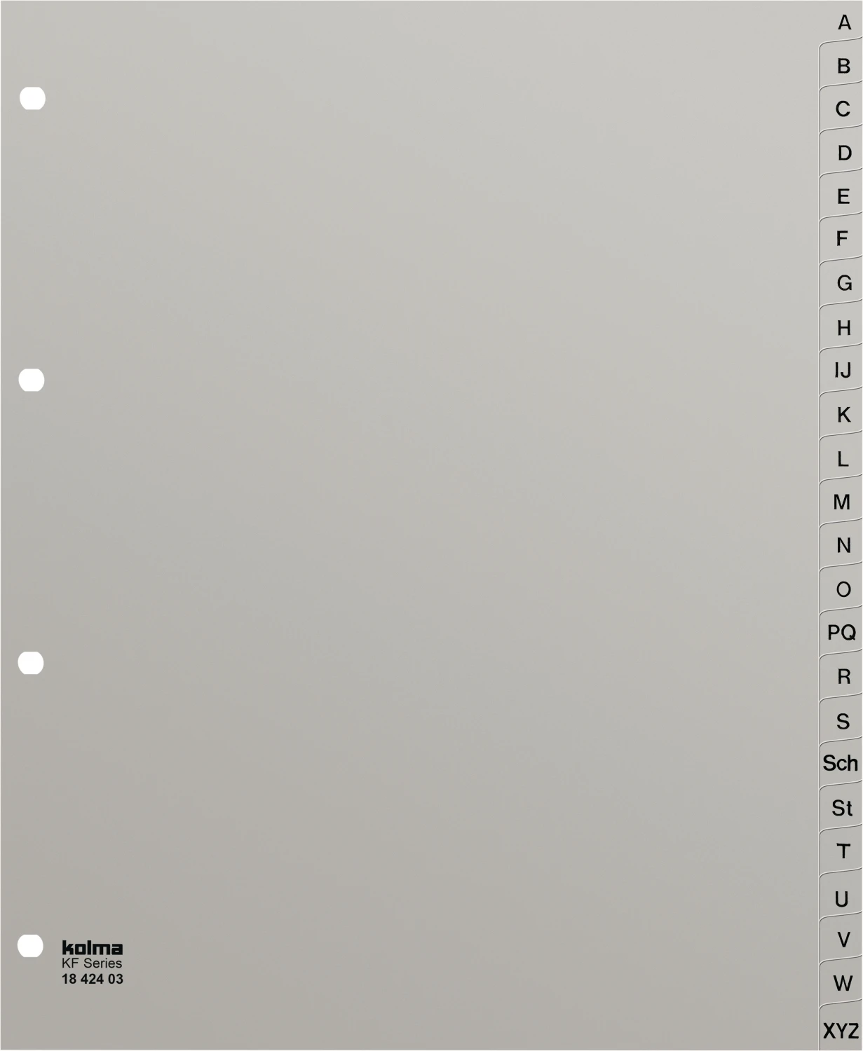 KOLMA Register Strong XL A - Z