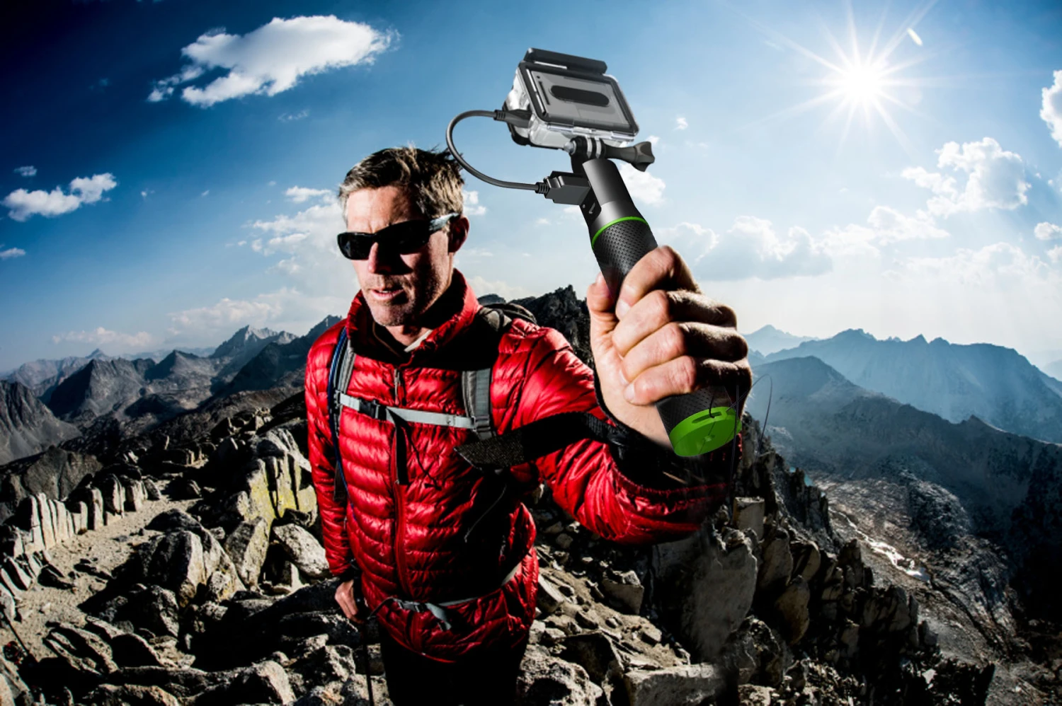 Digipower QuikPod Selfie Power Stick 5'200mAh