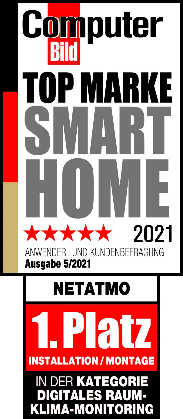 NETATMO Capteur de Qualité de l'Air Intérieur Intelligent