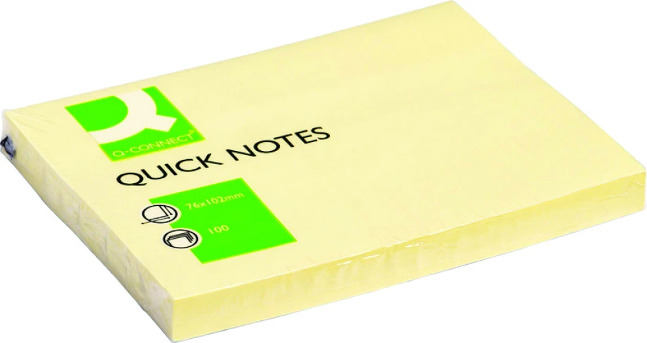 Q-CONNECT Notes adhésives 1 x 100 feuilles