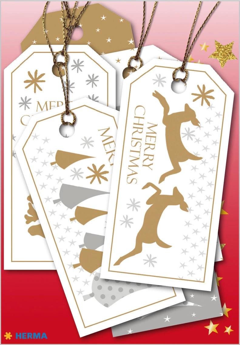 HERMA 15273 Etiquettes cadeaux Noël