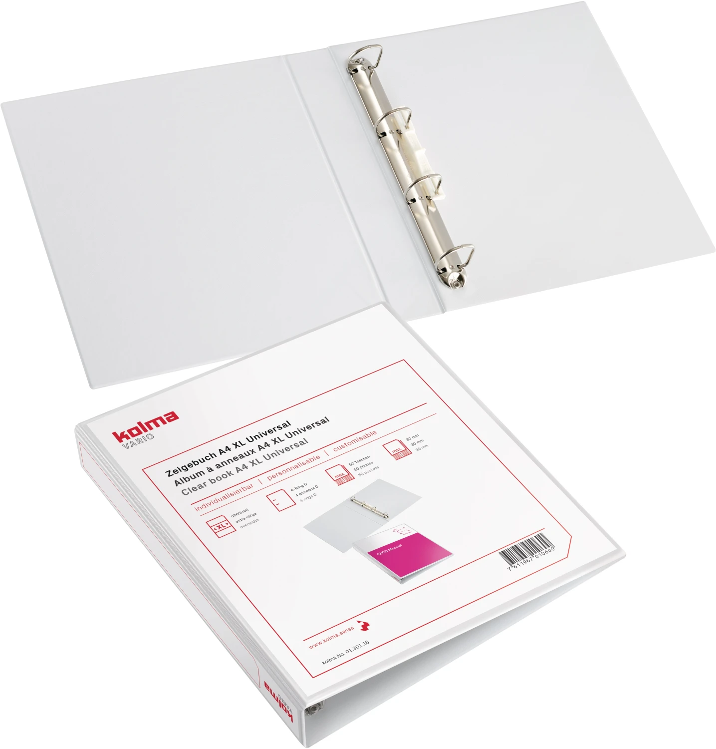 KOLMA Livre de pointage Vario XL Univer. A4