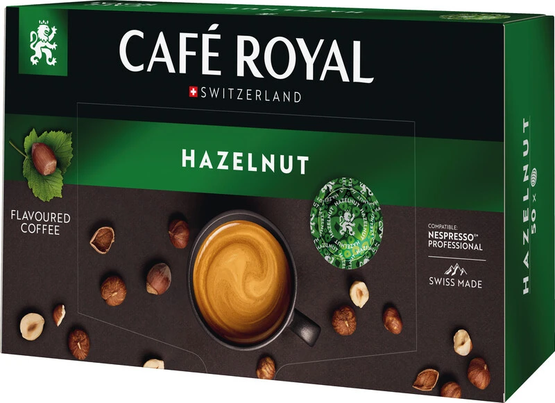 CAFÉ ROYAL Dosettes Professional Hazelnut 50 pièces