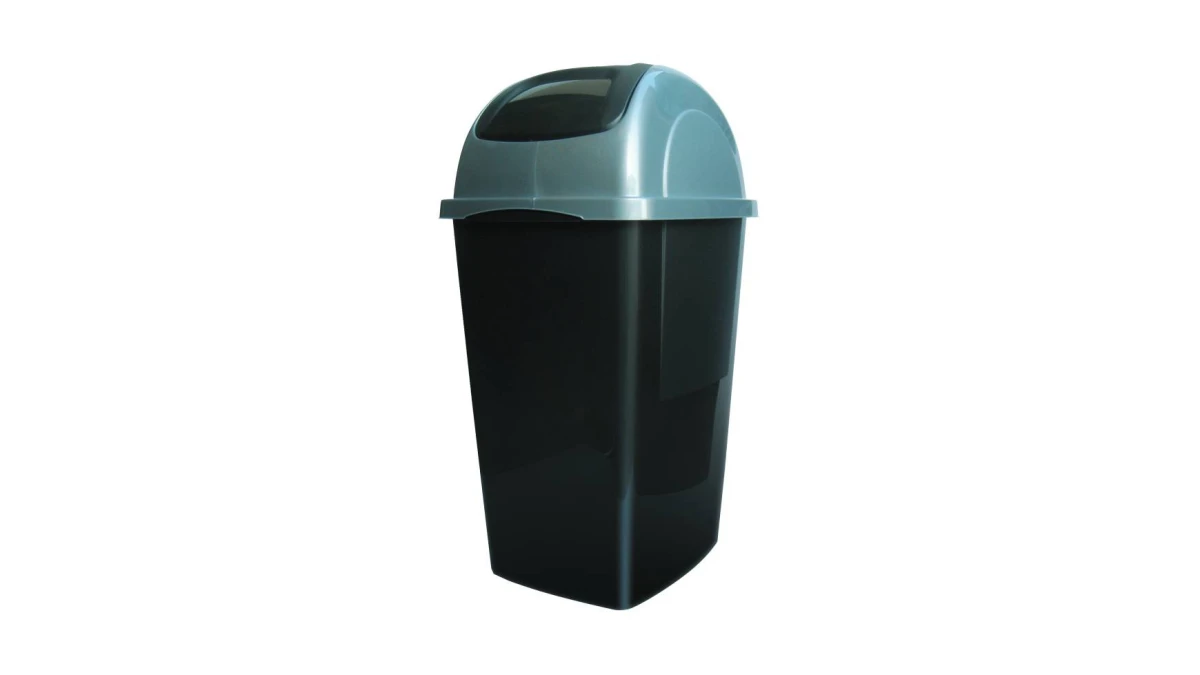 EDI CLEAN Abfalleimer mit Schwingdeckel 65 L