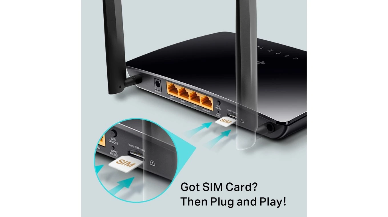 TP-LINK TL-MR6400 300 Mbit/s N 4G LTE WLAN-Router