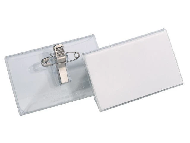 DURABLE Porte-nom 40 x 75 mm, paquet de 50 pièces
