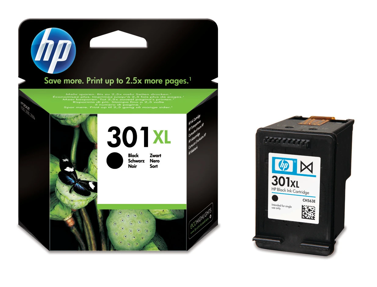 HP Tintenpatrone 301XL schwarz