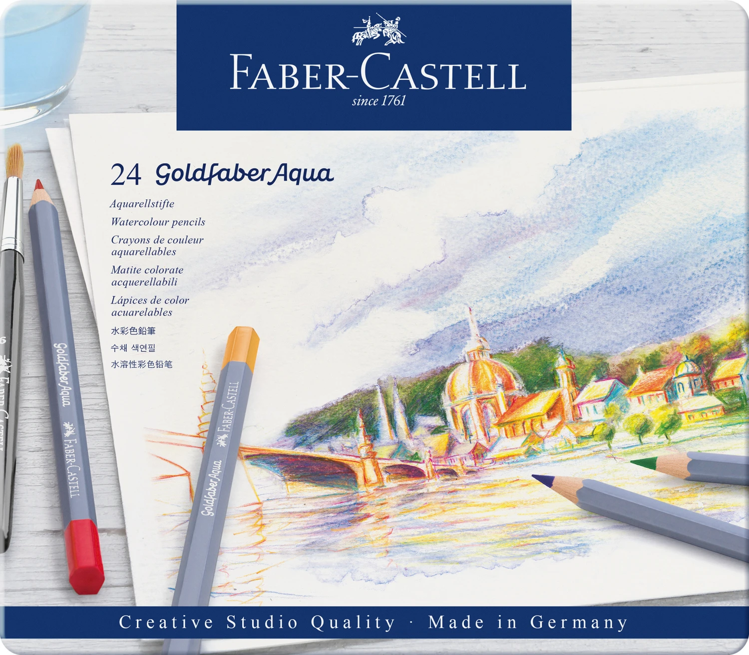 FABER-CASTELL Goldfaber crayon aquarelle 24 pcs.