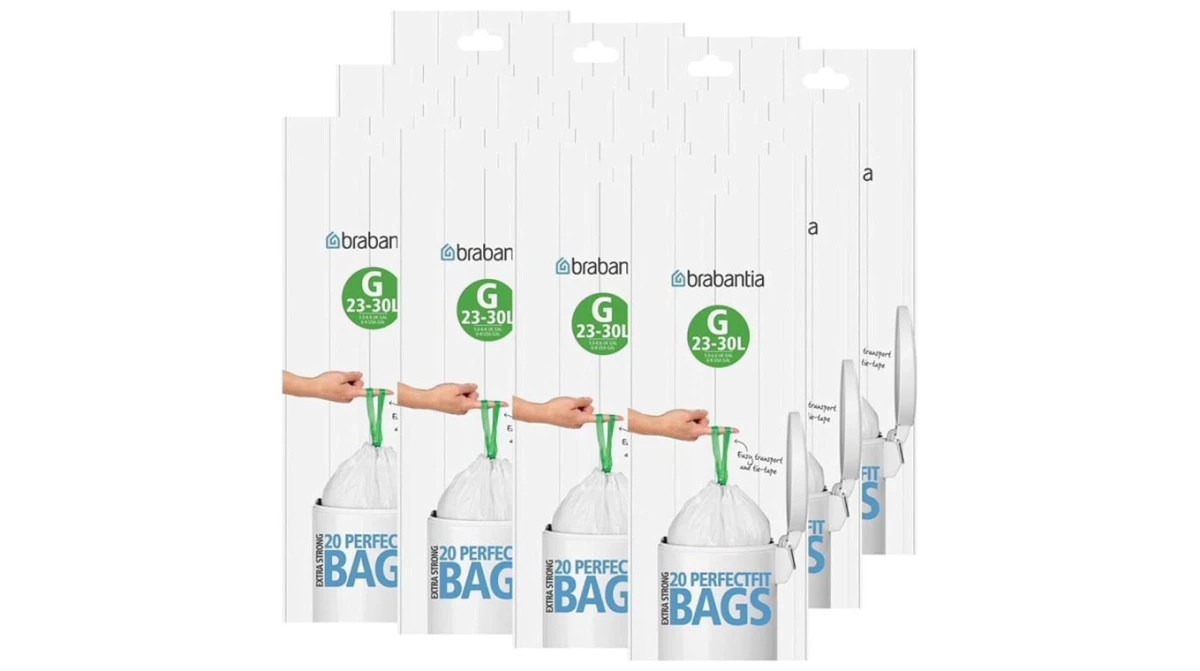 BRABANTIA Sacs à ordures 30 L, 12 rouleaux