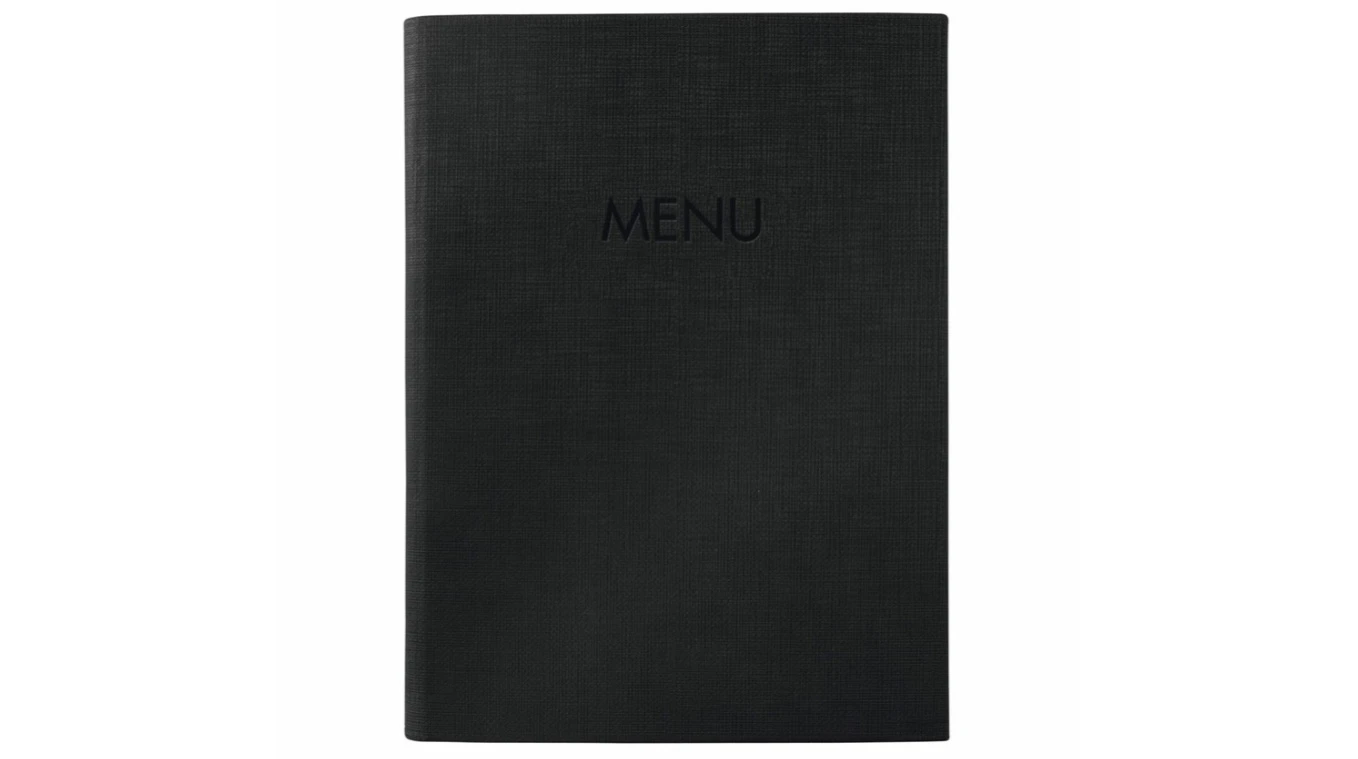 SIGEL Porte-menu - avec reliure élastique - pour 8 pages - avec reliure élastiqu