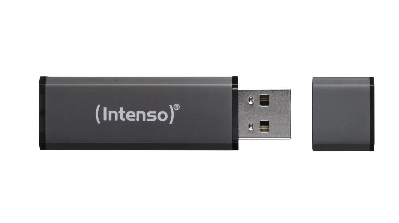 INTENSO USB-Stick Alu Line 16GB USB 2.0 gris foncé
