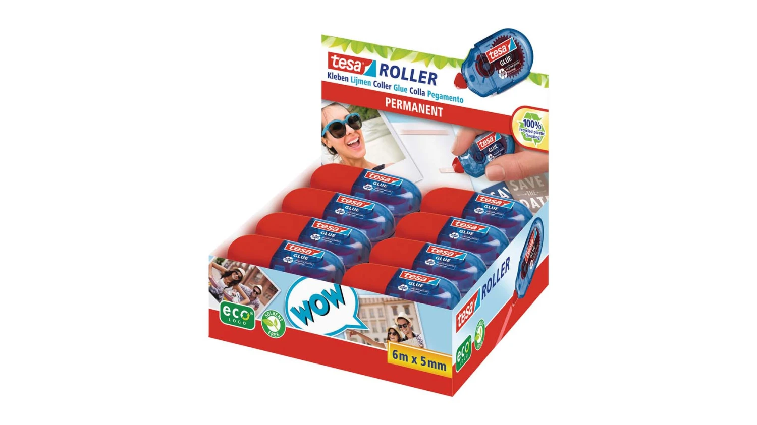 TESA Mini Roller de colle 6m x 5mm