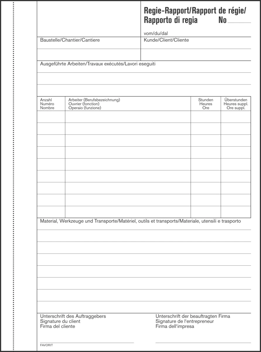 FAVORIT Rapport régie D/F/I A5