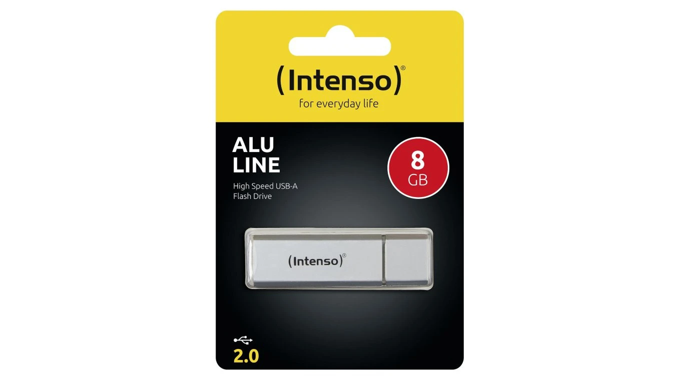 INTENSO USB-Stick Alu Line 8GB USB 2.0