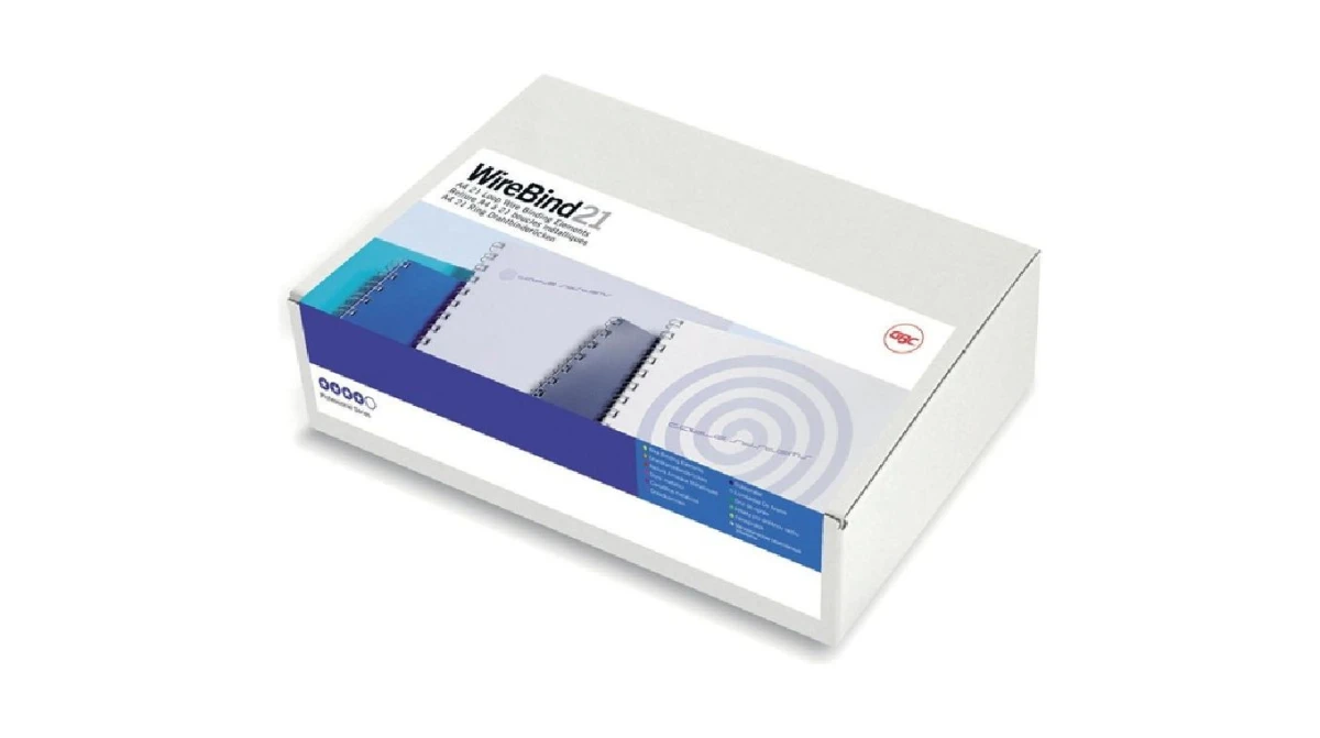 GBC Baguettes de reliure 10mm, A4, 21 ann., 100 pcs.