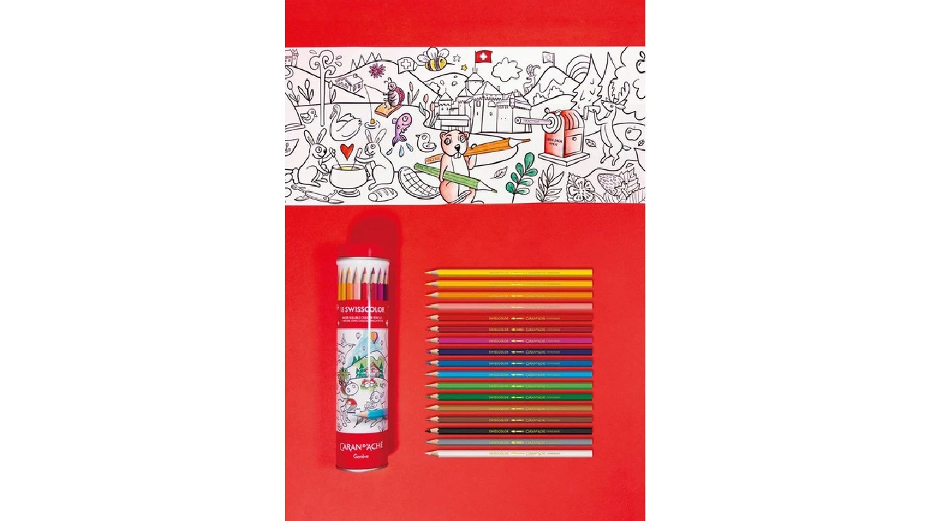 CARAN D'ACHE Crayons de couleur Swisscolor Aquarelle