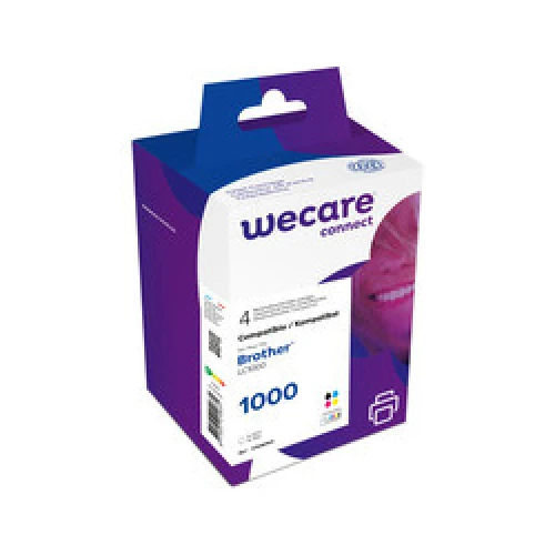 WECARE Multipack rebuilt CMYBK LC-1000VALWE