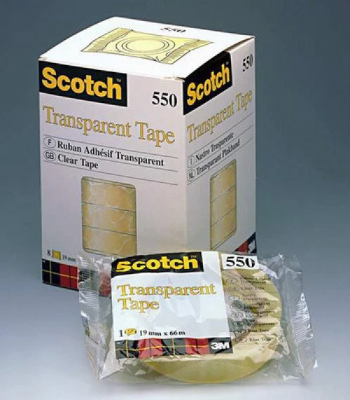 SCOTCH 550 Tape Klebebänder 19 mm x 66 m