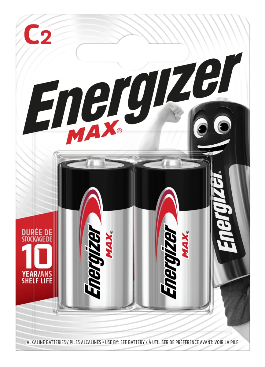 ENERGIZER Piles Max C 1.5V