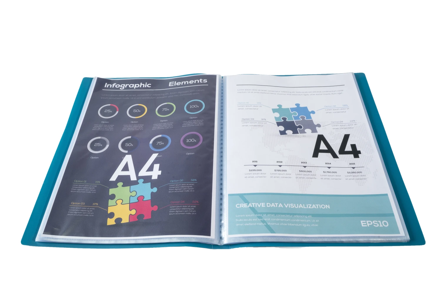 EXACOMPTA Sichtmappe A4, PP, 30 Hüllen,