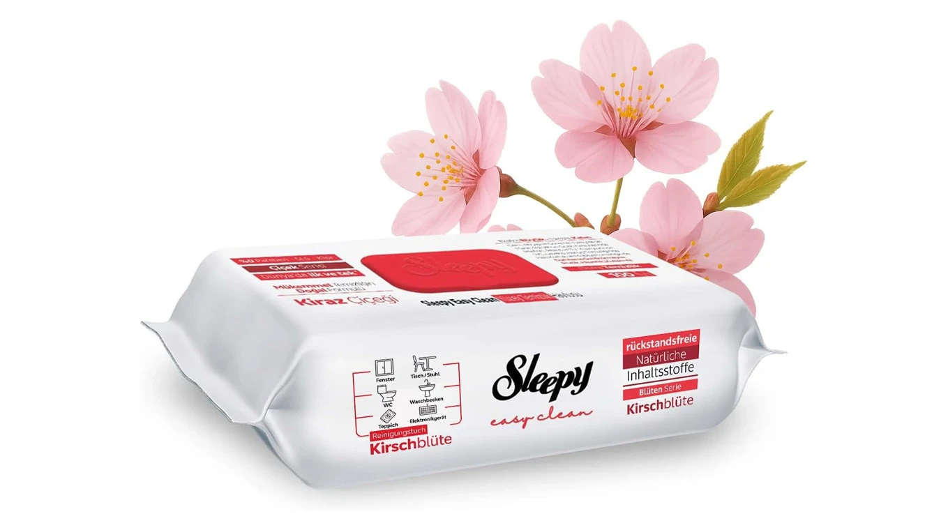 SLEEPY Oberflächenreinigungstücher Easy Clean 100 Tücher