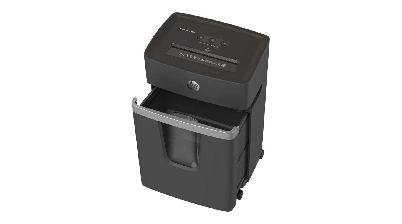 HP Pro Shredder 10 MC Aktenvernichter Mikropartikelschnitt