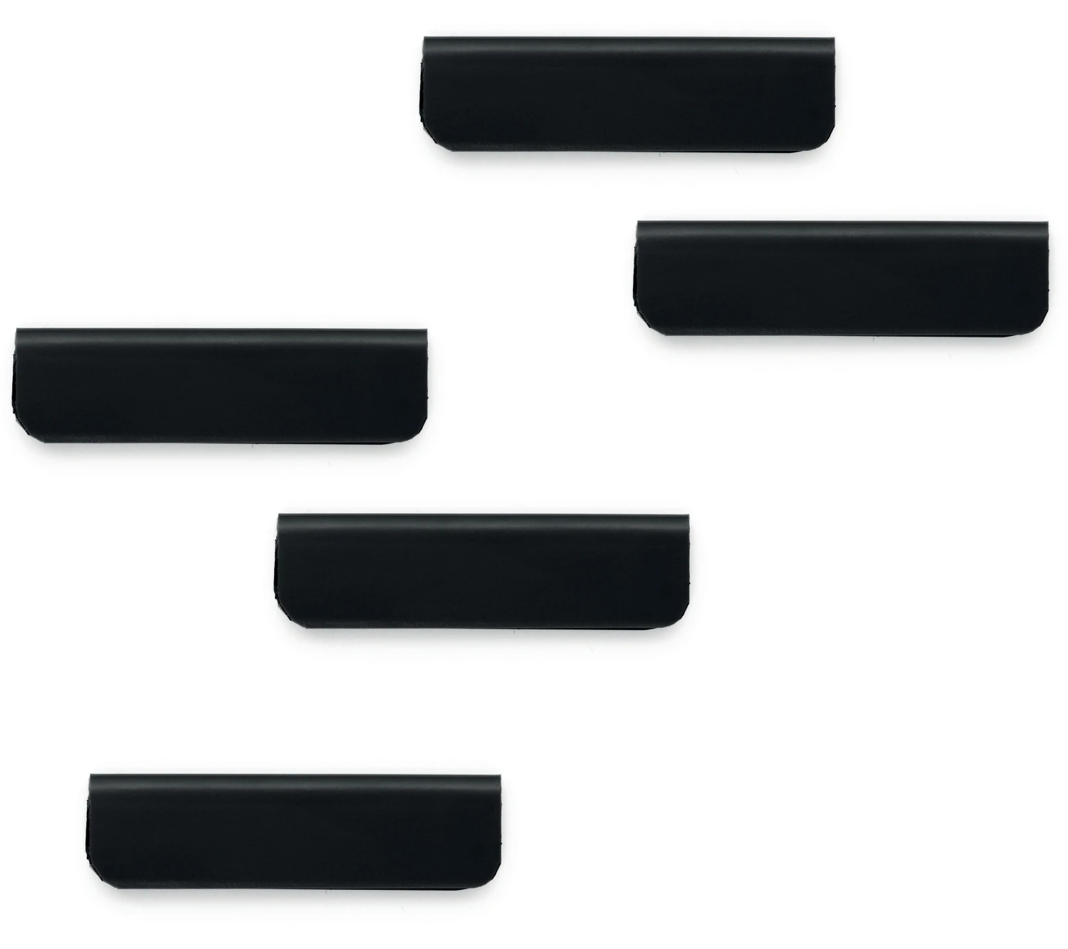 Pince à notes magnétique DURAFIX CLIP, noir, 60 x 17 mm, sachet de 5 pièces