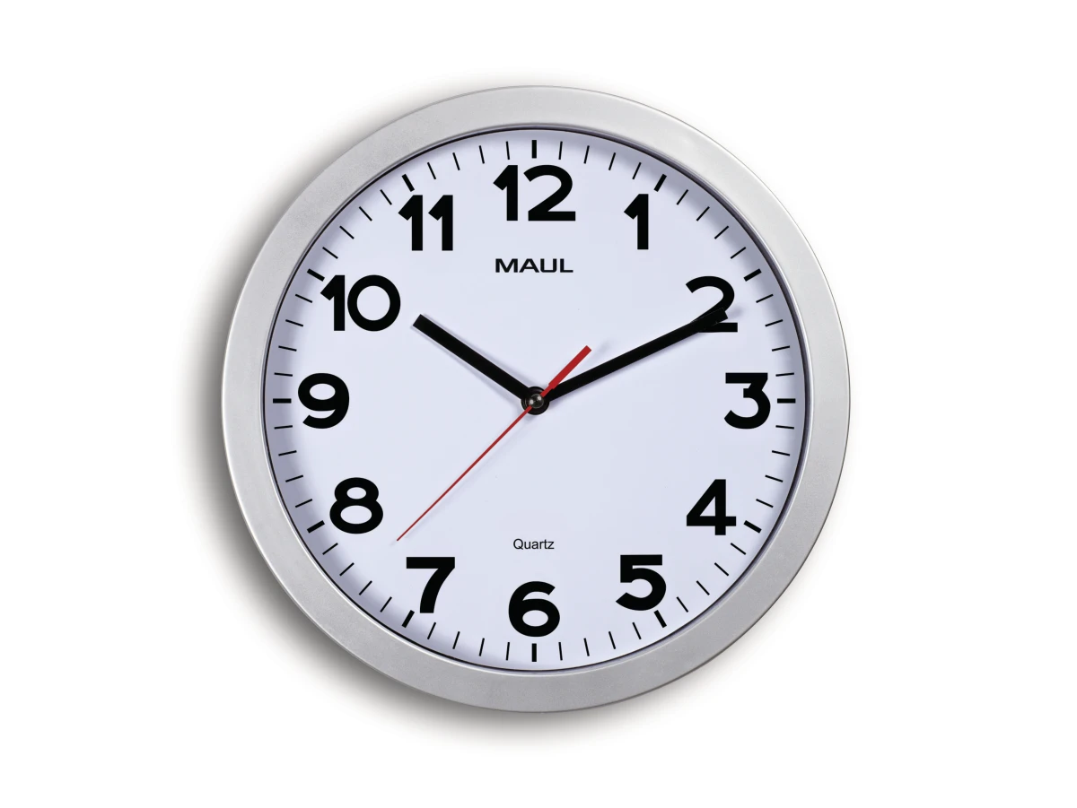 MAUL Horloge argent MAULstep 30RC - 30 cm