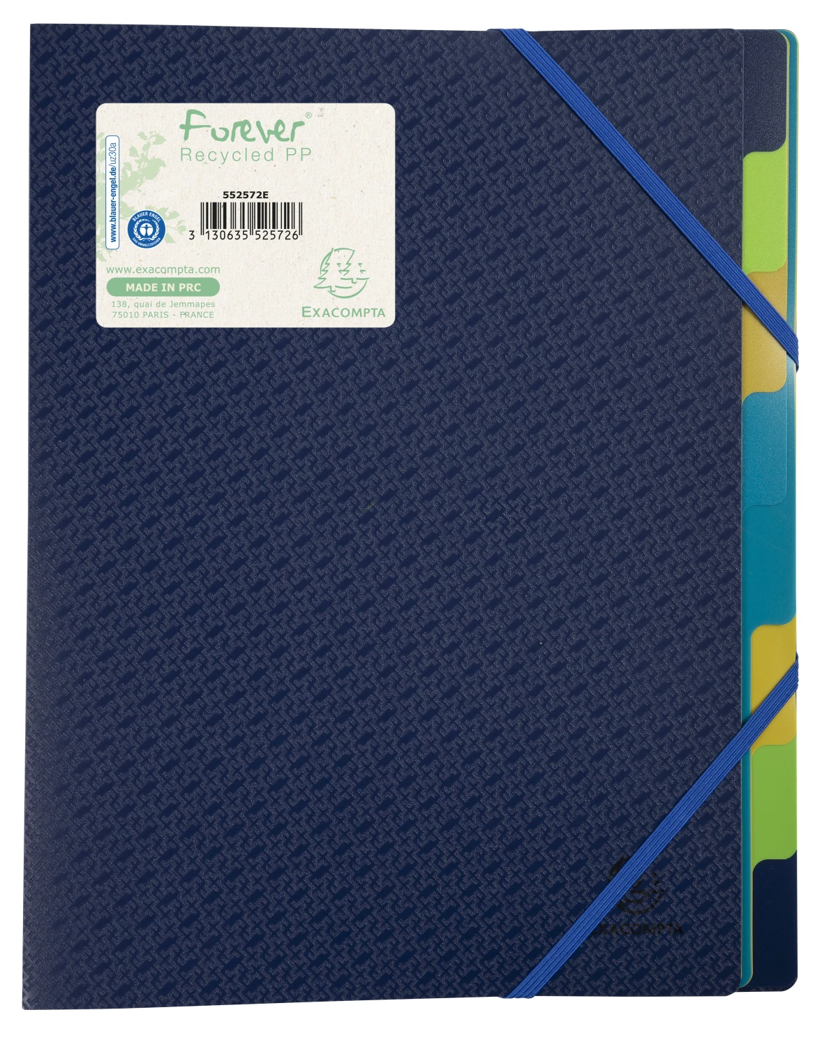 EXACOMPTA trieur Forever 8 compartiments, A4