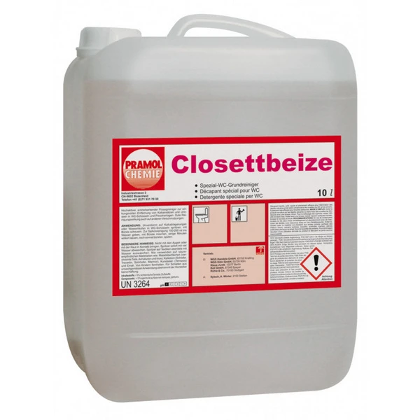 PRAMOL Nettoyant de base pour WC Closettbeize 10 L