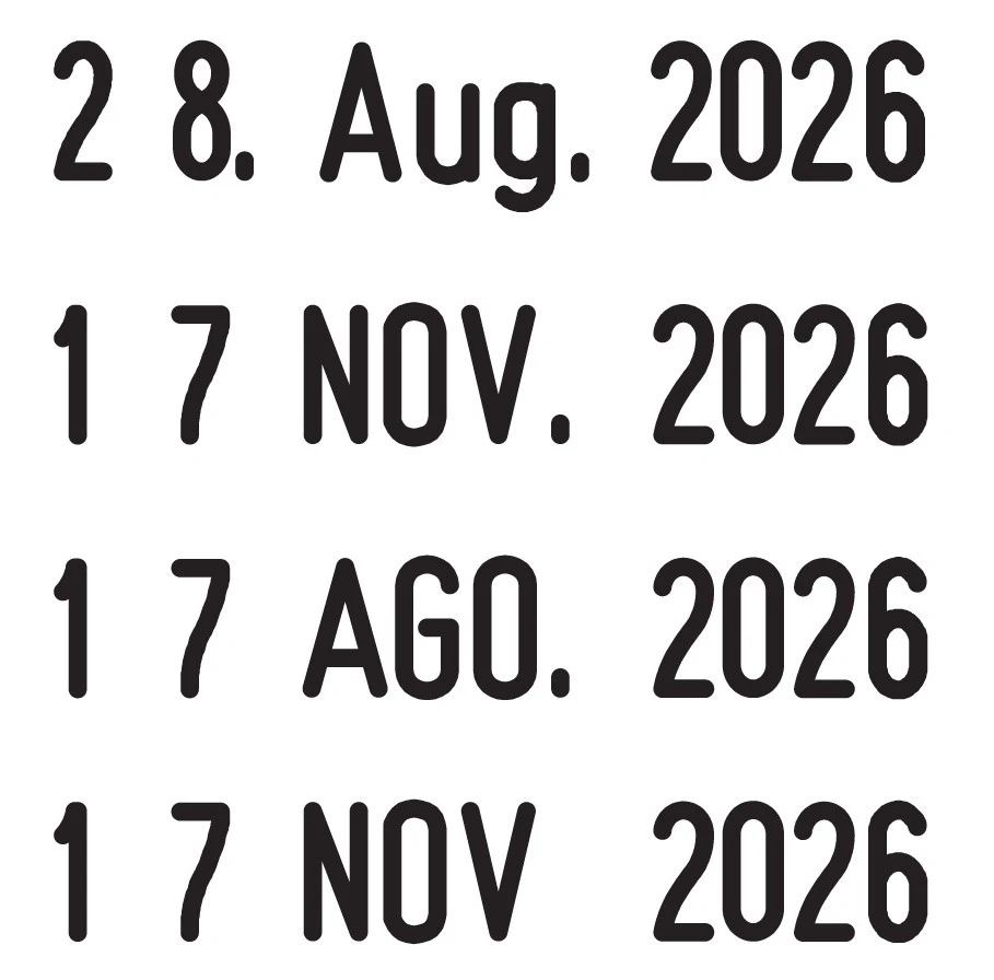 TRODAT 5030 Datumsstempel - Deutsch