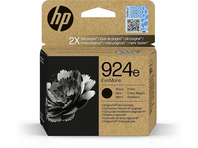 HP Cart. d'encre 924e noir 4K0V0NE#LS1