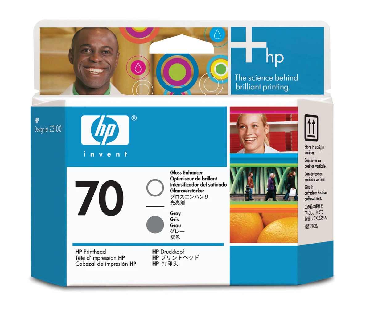 HP 70 Tête d'impression Optimiseur de brillant/gris