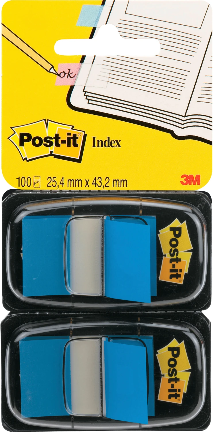 POST-IT Marque-pages Index Standard 2 x 50 feuilles