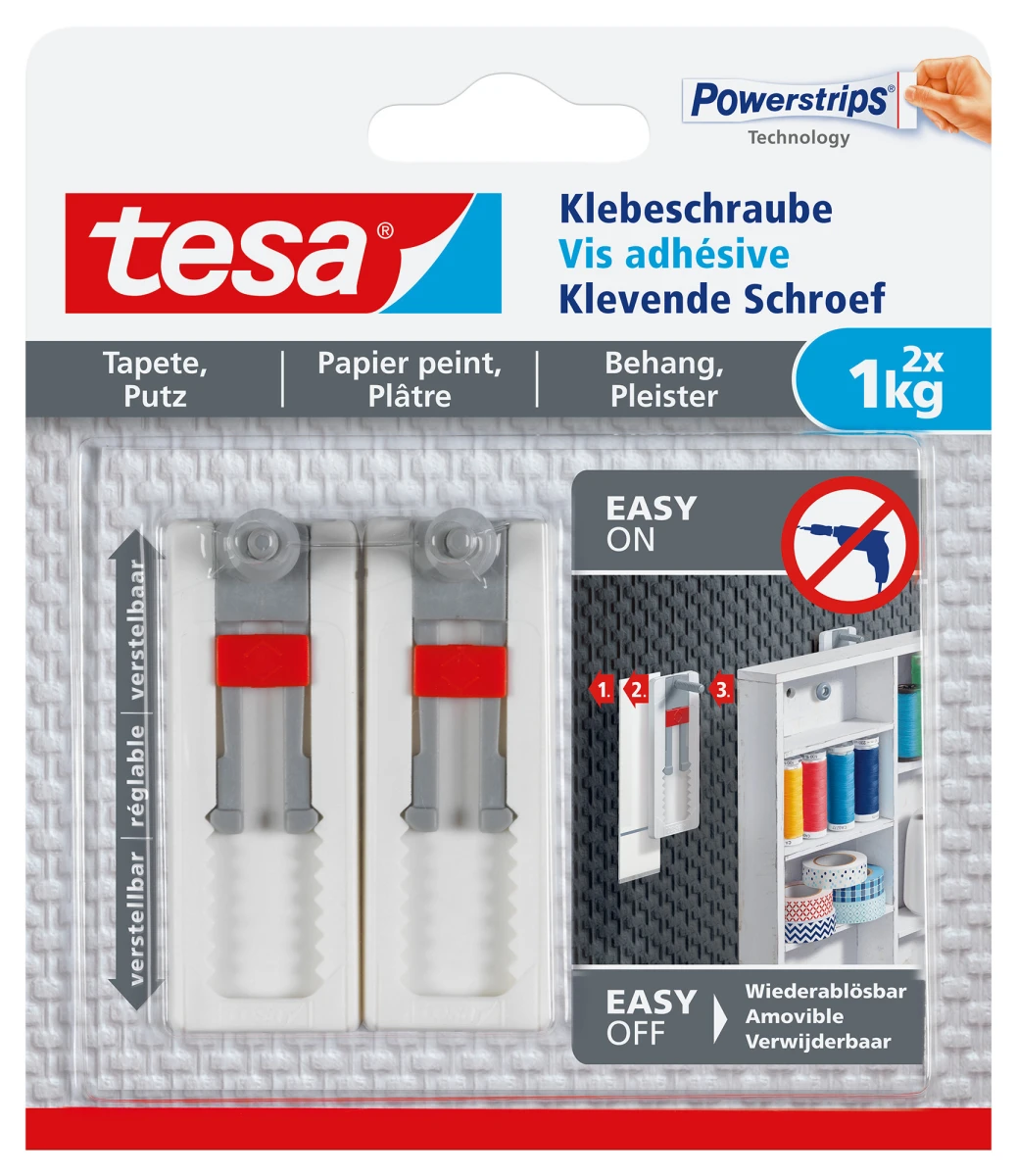 TESA Vis adhésive 2 x 1 kg