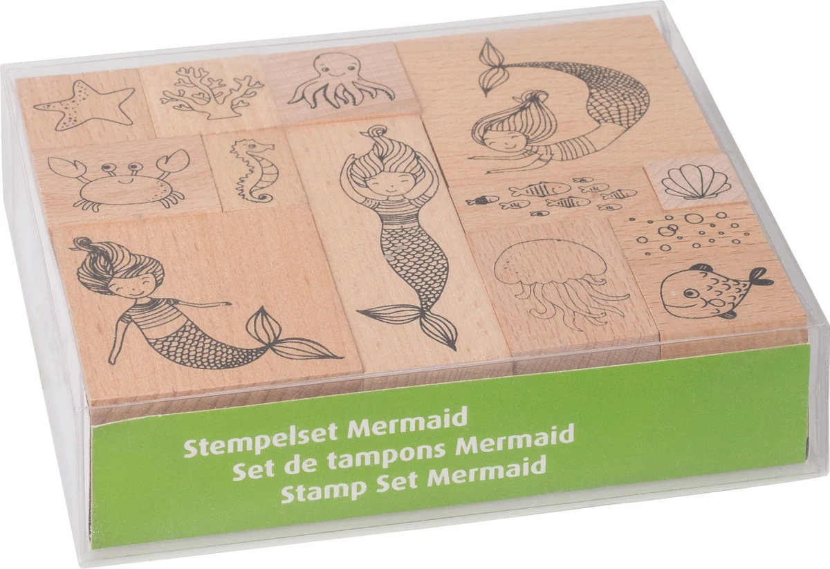 HEYDA Set Tampon Mermaid 12x10x3cm
