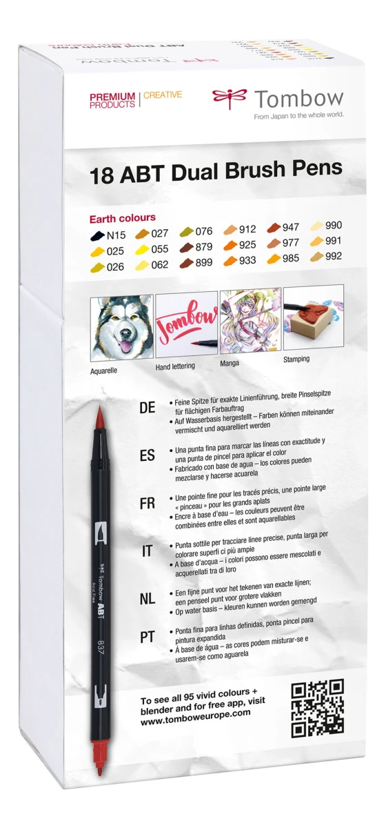 TOMBOW ABT-18P-3 Dual Brush Pen