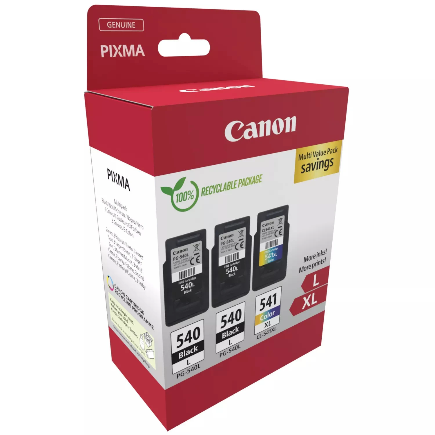 CANON Multipack Tinte L+XL BKCMY