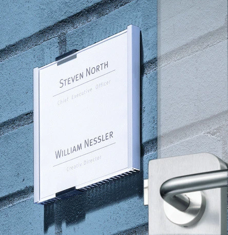 DURABLE Türschild mit Aluminiumrücken 149 x 148.5 mm
