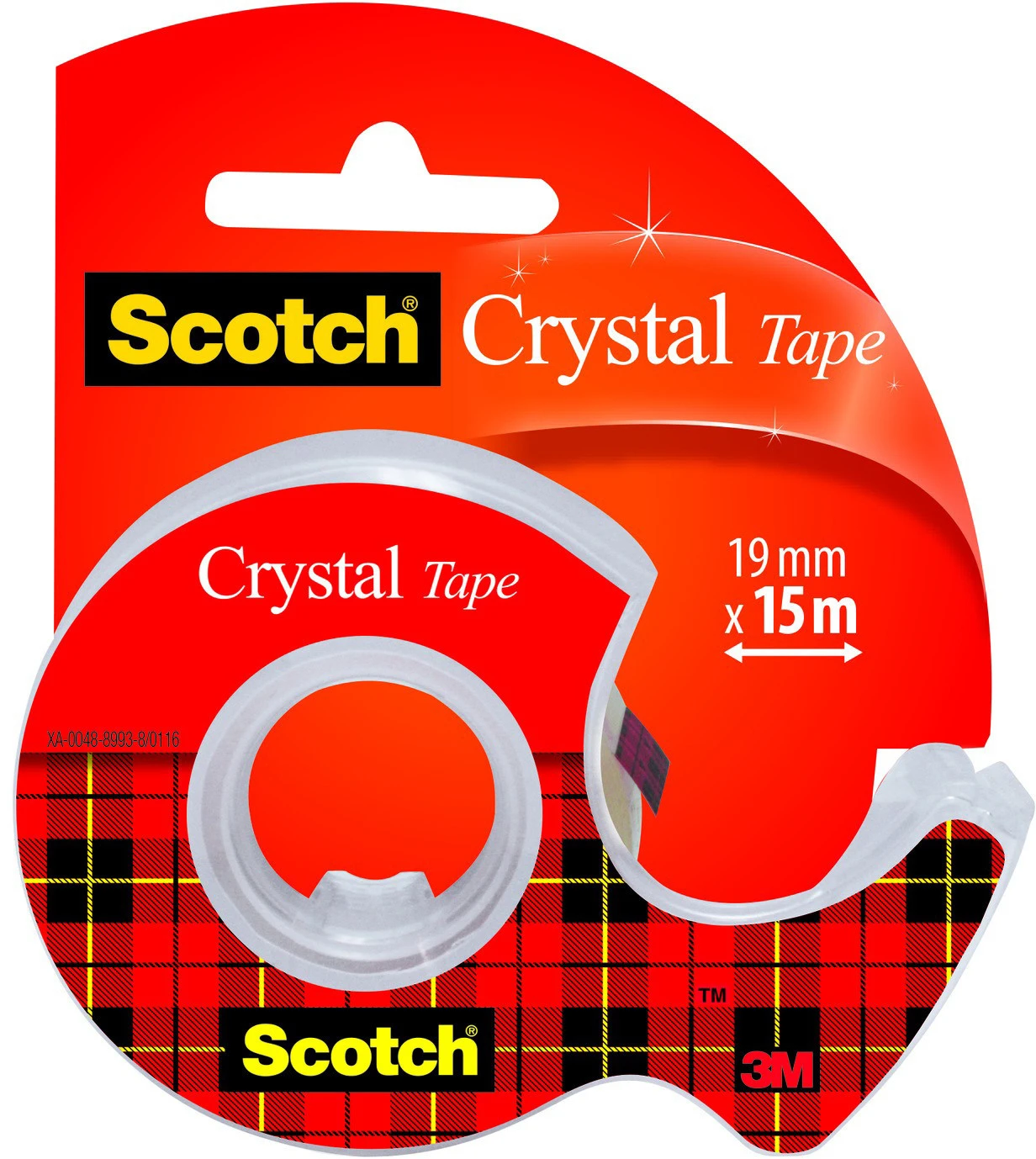 SCOTCH Crystal Tape 600 19mmx15m