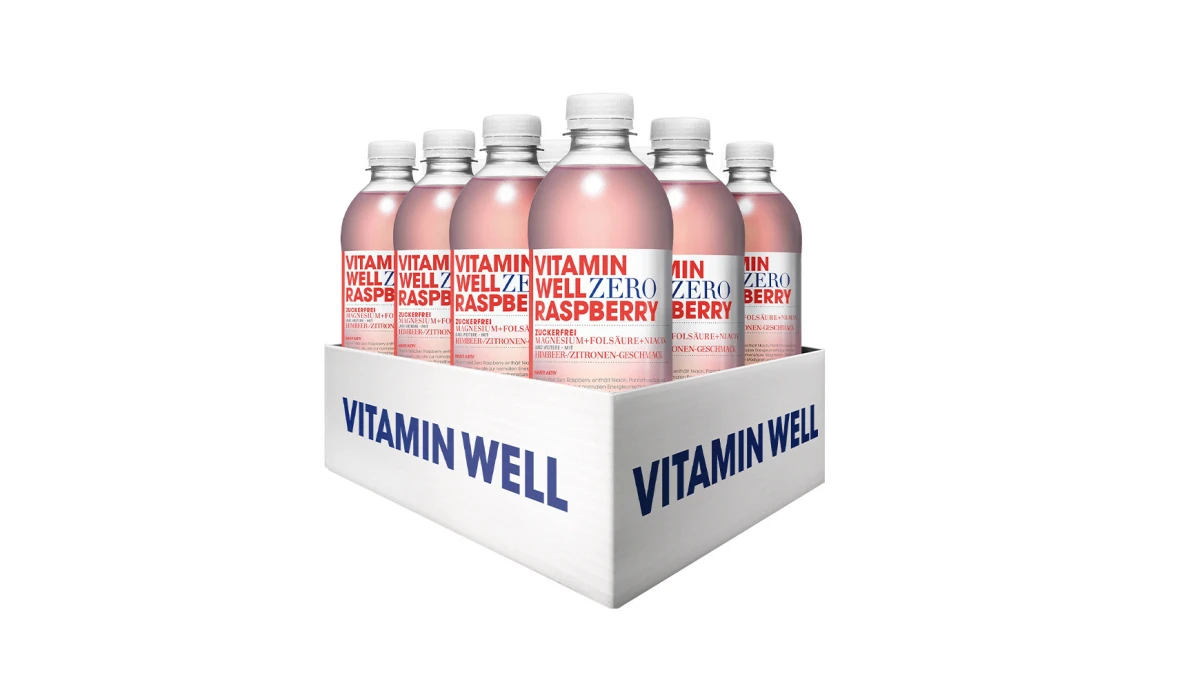 VITAMIN WELL Zero Raspberry 12 x 500 ml