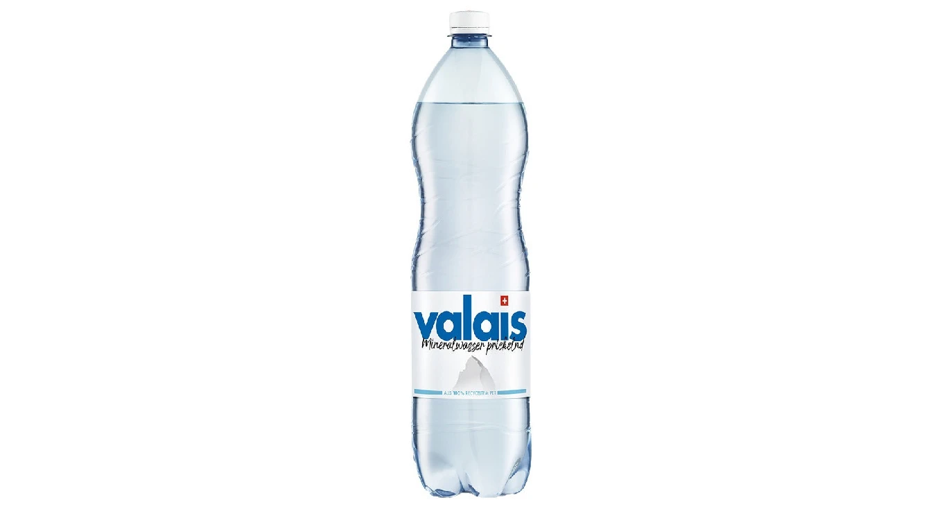 VALAIS Eau minérale prickelnd 6 x 1.5 litres
