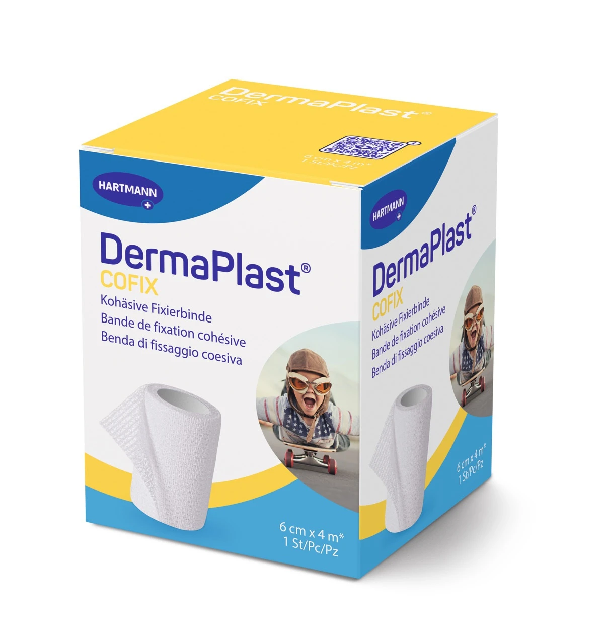 DERMAPLAST Bande de fixation cohésive 22 pièces