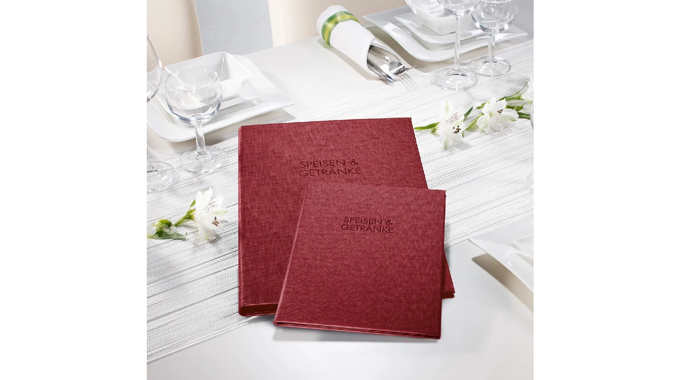 SIGEL Porte-menu - avec reliure à vis - 8 pages