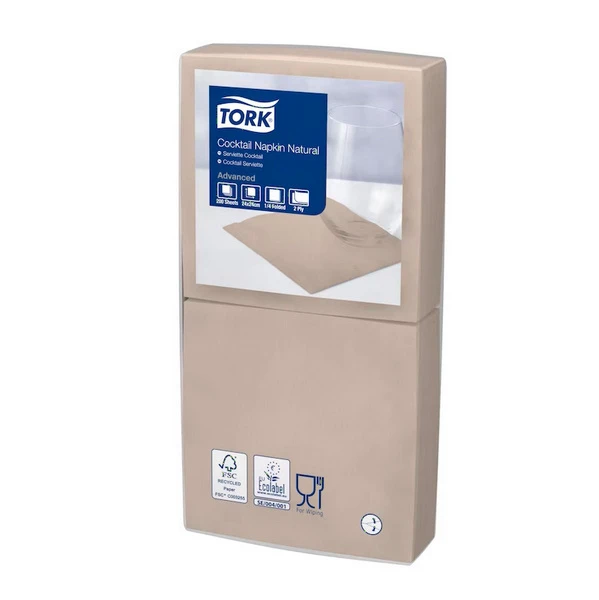 TORK Serviettes Advanced Natural 2 couches 1'600 pièces