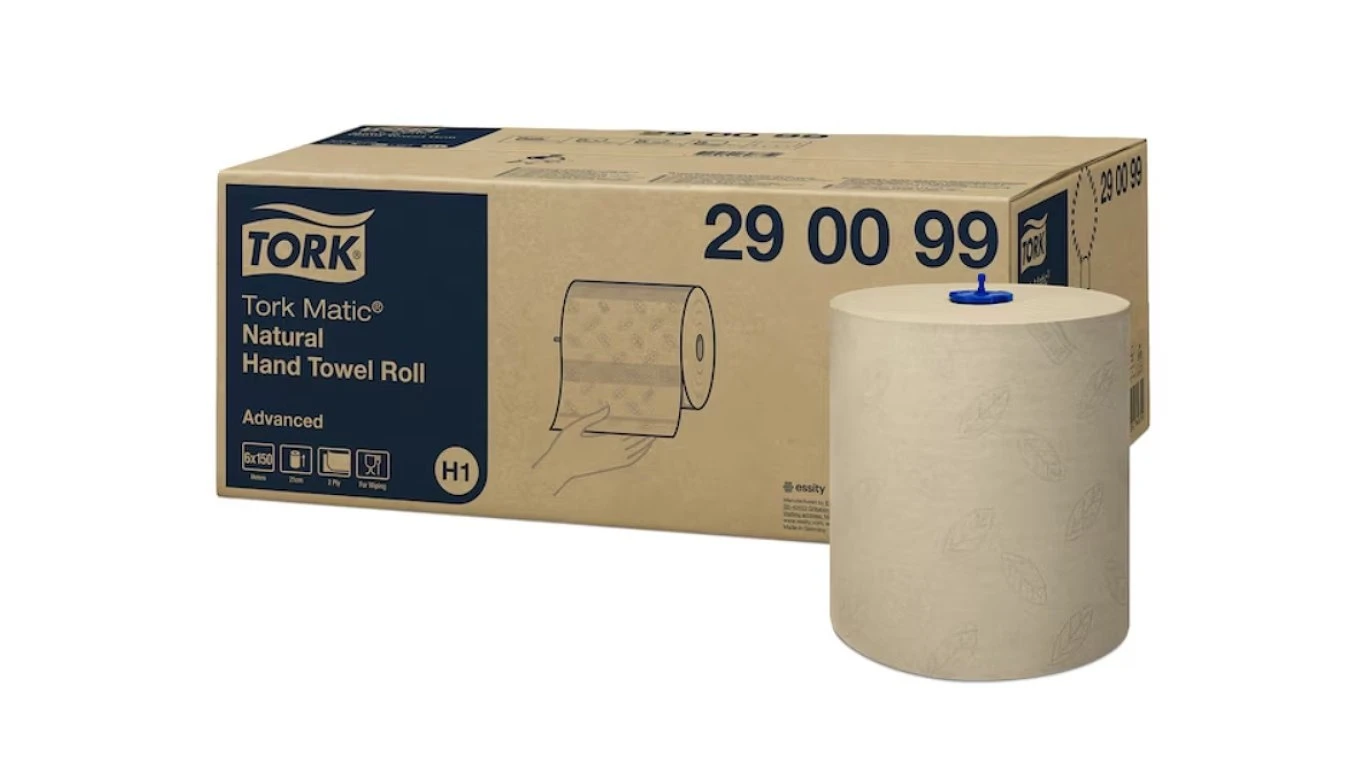 TORK Rouleaux d'essuie-mains Advanced Matic Natural 2 couches, 6 rouleaux