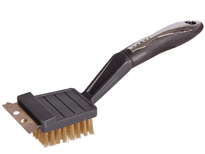EDI CLEAN Brosse à grill avec grattoir métallique