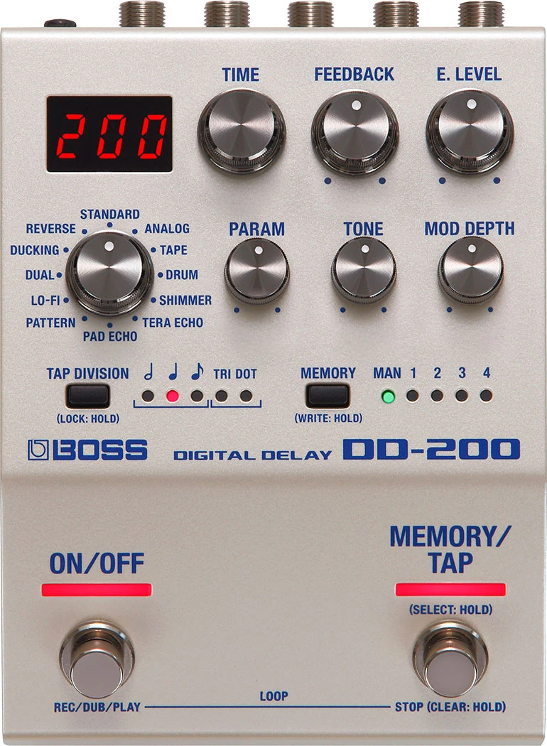Boss DD-200 pédale de retard numérique