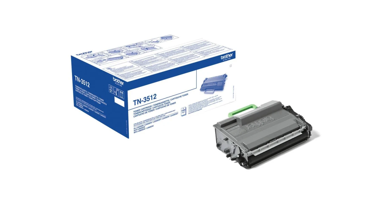 BROTHER Toner TN3512 BK Schwarz